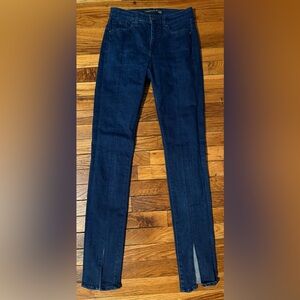 VERONICA BEARD Kate skinny high-rise Oxford blue stretchy jeans 26 2